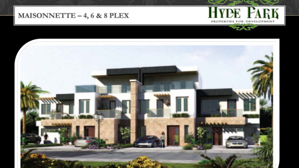 finished town house at Hyde Park - New Cairo